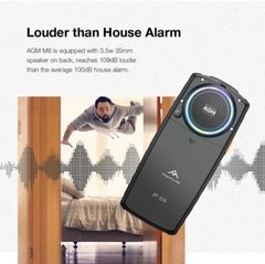 AGM M6 Basic Phone Large Speaker Big Button Cell Phone No Wifi for Seniors Kids
