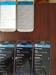 Lot of 9 Samsung Galaxy S4 16GB SCH-I545 (6pc )and SGH-M919 (2pc )and SPH-L720T