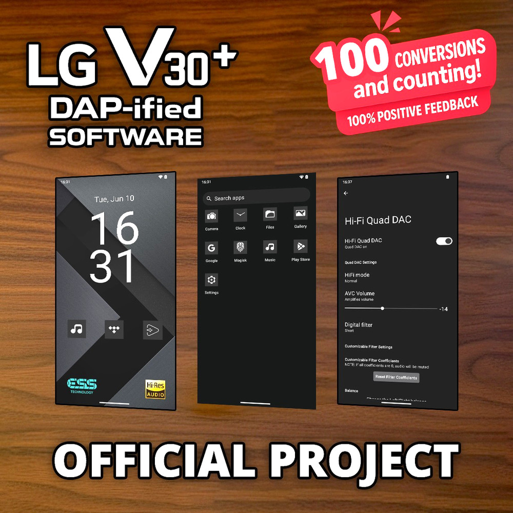 LG V30 & V30+ DAP-ified / Android 14 Mail-In Upgrade Service / DAP or Phone Use