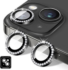 Diamond Camera Lens Protector for iPhone 17 Air, Bling Tempered Glass Cover