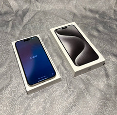 Apple iPhone 15 Pro Max 512GB White AT&T iOS 48MP Open Box w/ Box