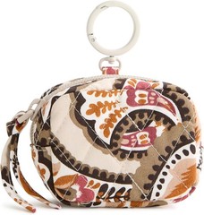 Cotton Zippered Bag Charm for Earbuds and Accessories