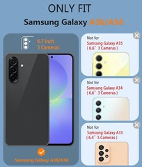 Galaxy A36-5G Phone Case – Military Grade Drop Protection, 14ft Tested, Anti-Sli