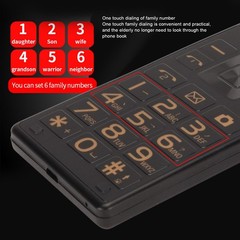 2.8 Inch Large Screen Senior Flip Cell Phone Ultra Long Standby 5900mAh Fli OXCZ