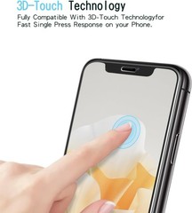 2PCS Screen Protector for iPhone 11 & iPhone XR 6.1 Inch Tempered Glass Anti Scr