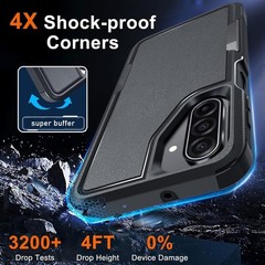 For Samsung Galaxy A17 5G Case w/1xScreen & Camera Lens Protector, MilitaryGrade