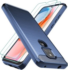 Motorola Moto G Play 2021 Case with Screen Protector,Military Protection Bumper