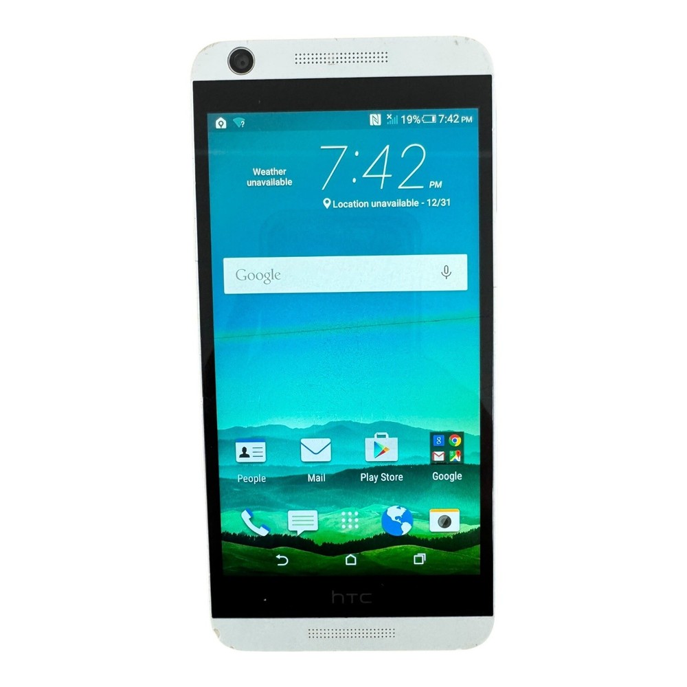HTC Desire 626 OPM9120 16GB AT&T White Android Smartphone LCD Line As-Is