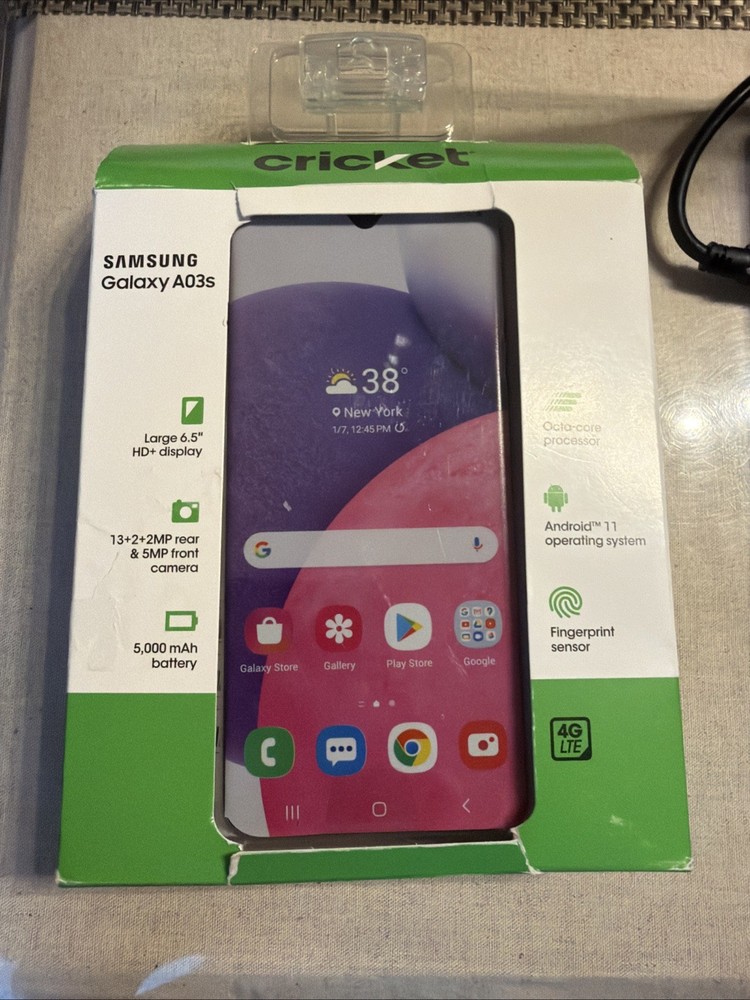 Samsung – Galaxy A03s (Cricket Wireless) – NEW SEALED