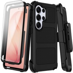 Samsung Galaxy S26 Ultra Case with Belt Clip Holster, Heavy Duty Shockproof Bump