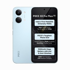 POCO X8 Pro Max Blue 512GB 12GB RAM Unlocked | Dimensity 9500s | 9000mAh | 50MP