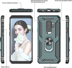 Case for Samsung Galaxy S9 Plus Military Grade with HD Screen Protectors, Stand