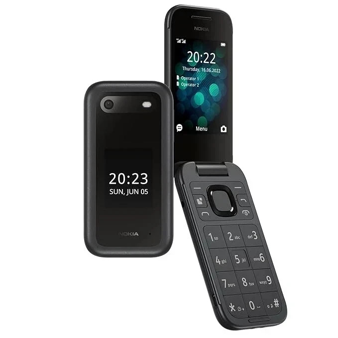 Original Nokia 2660 Flip 4G Dual-SIM 128MB+48MP Unlocked Flip Mobile Phone New