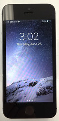 Apple iPhone 5s| 4&Prime;| 16GB| iOS 12.5.8| 1136×64| Space Gray| M3341LL/A| A1533