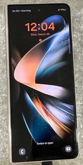 AS-IS Samsung Galaxy Z Fold4 Dual SM-F936U – 512GB – Beige Damaged