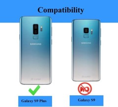 Case for Samsung Galaxy S9 Plus Military Grade with HD Screen Protectors, Stand
