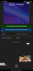 Samsung Galaxy Note 64gb Violet SM-N950U Cracked Clean ESN For Parts Or Repair