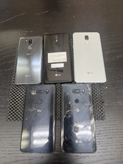 Lot Of 5 LG – Stylo 5/V30+/G7thin Q/stylo 4 For Parts/repair – I4