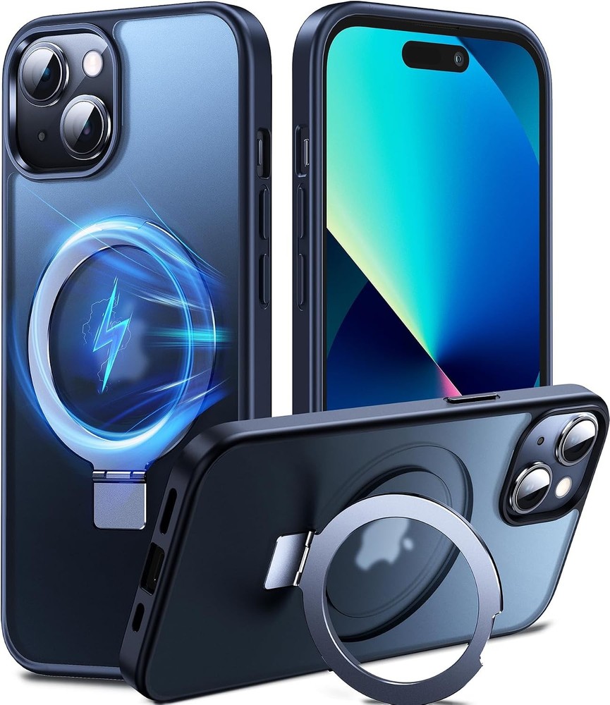 3-in-1 Magnetic Kickstand Ring Holder for iPhone 13 Case, iPhone 14 Case
