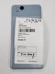 DEFECTIVE – Google Pixel 2 – 64 GB – Blue – Unlocked – G011C – 12624