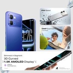 Infinix Note Edge 5G Factory Unlocked Dual SIM 8GB RAM 6500 mAh Battery Blue