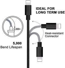 Compatible Phone Cable, [2Pack] 4FT Nylon Braided Fast Charging USB Cord Replace
