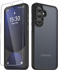 Samsung Galaxy A37 5G Case, Matte Phone Case with Screen Protector, Slim Cover