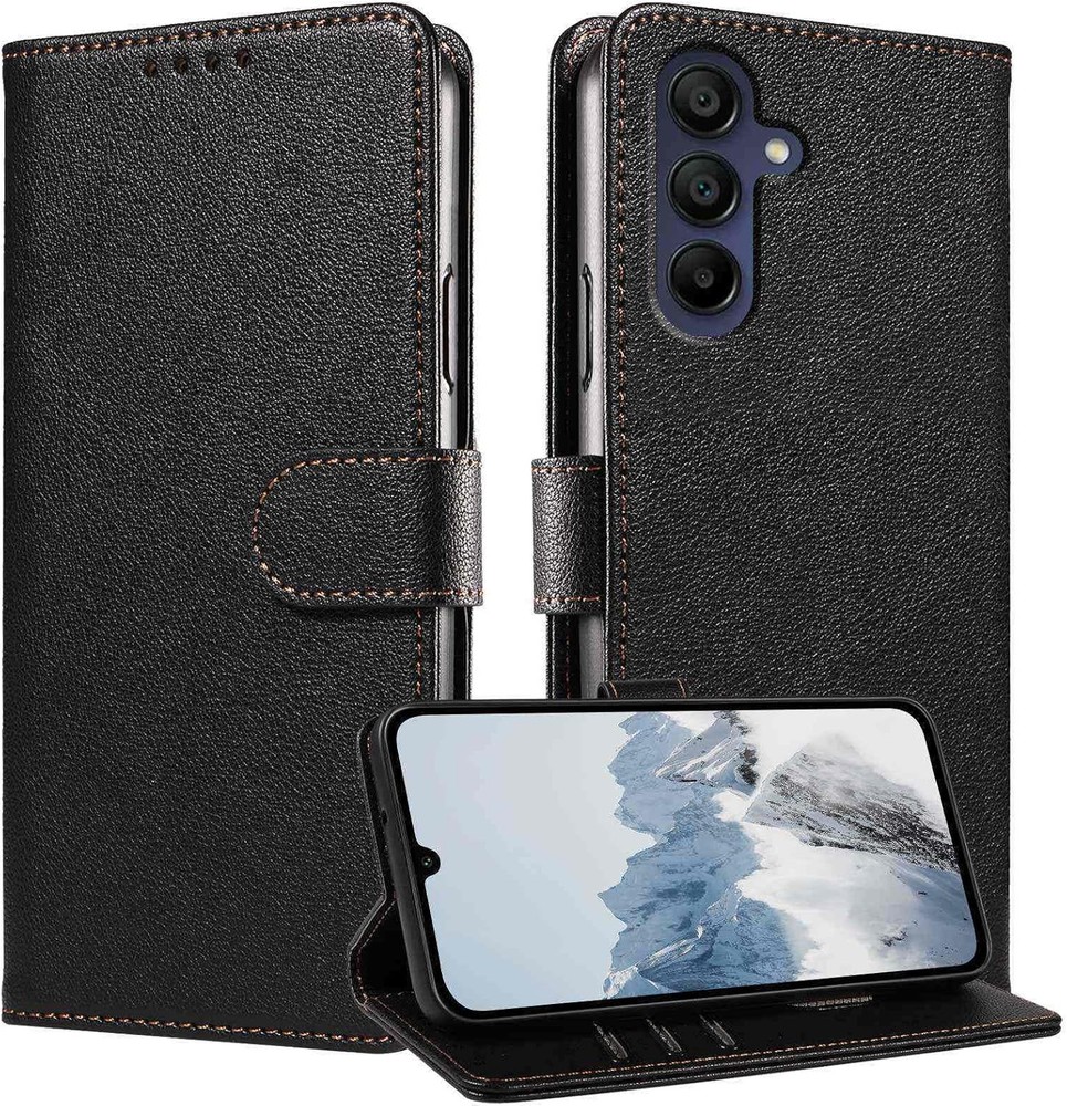 Galaxy A17/A16 5G Phone Case, Wallet Case with RFID Blocking, Premium Leather Fl