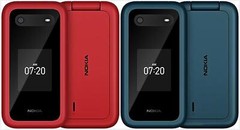 4G LTE Nokia 2780 Flip Big Keyboad WIFI Phone 2.7&Prime; 4GB 512MB RAM 5.0MP