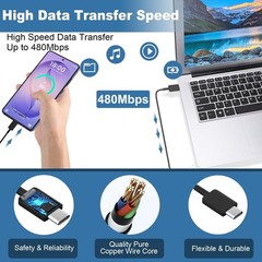 Fast Charging 25W USB-C Charger Block for Samsung Galaxy S21/S22/S23/S24/S25/S26
