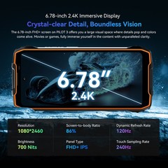 Blackview OSCAL PILOT 3 5G Rugged Smartphone 36GB+256GB 6.78&Prime; Android 15 NFC