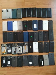 Lot of 50 Mixed Brand LG/SKY/BLU/hTC and other 32GB/16GB/8GB Smartphone For part