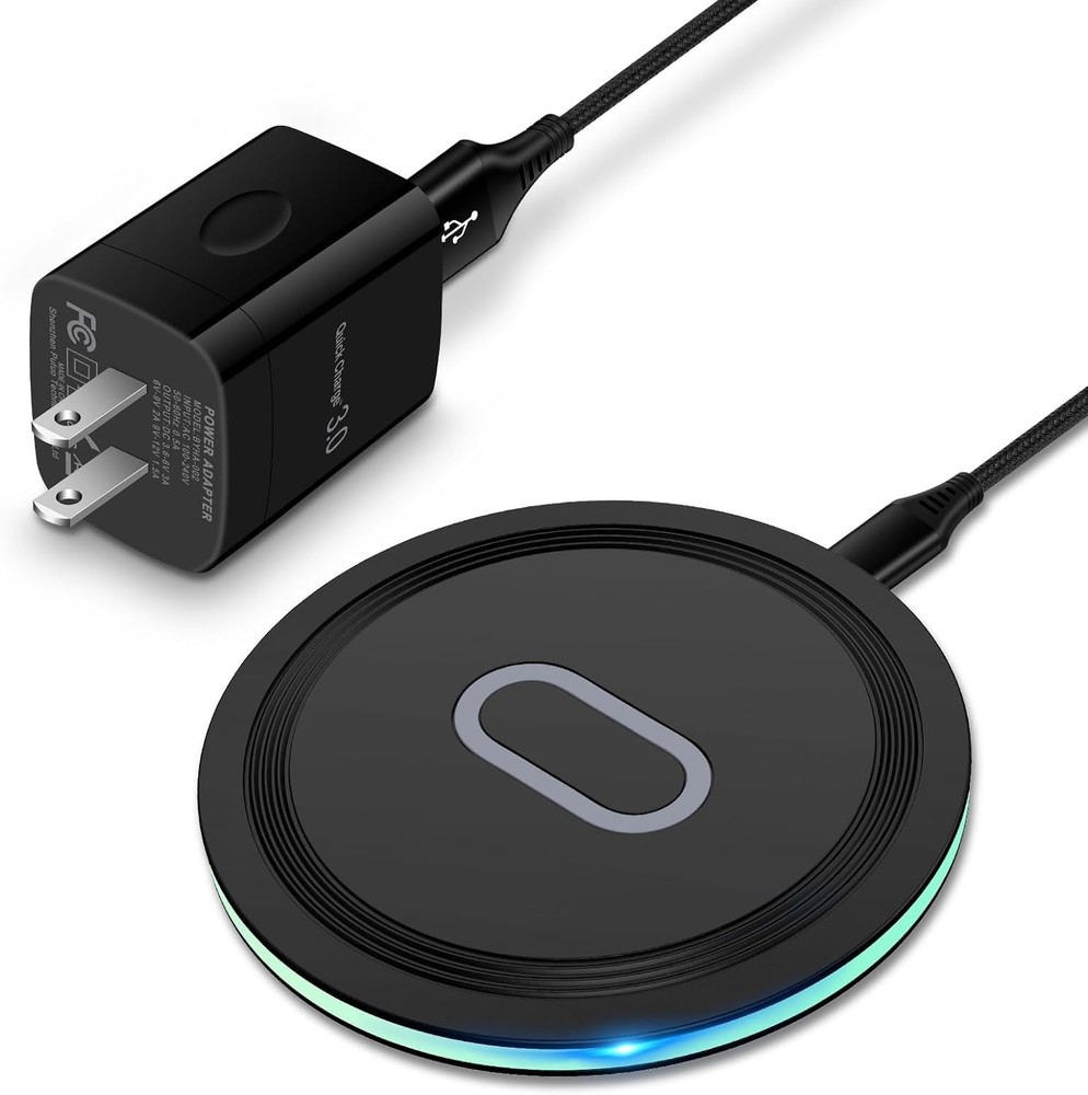 15W Wireless Fast Charging Pad for Samsung Galaxy S26/S25 Ultra, Google Pixel 10