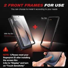 Magnetic Stand for Samsung Galaxy S26 Ultra Case, Camera Cover & 2 Front Frames