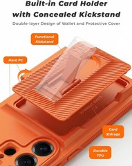 For Samsung Galaxy S26 Ultra Case Wallet Heavy Duty ArmorShockproof Rugged Cover