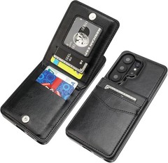 Samsung Galaxy S26 Ultra Case Wallet with Credit Card Holder, Flip Leather Cover