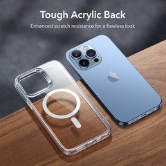 Clear Shockproof Case for iPhone 13 Pro Max, Military-Grade Protection, ESR Comp