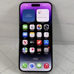 Apple iPhone 14 Pro Max 128 GB A2651 Purple Unlocked Cracked Screen LCD #H66