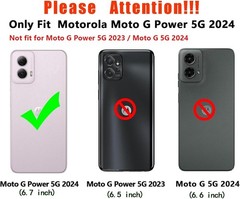 For Motorola Moto G Power 5G 2024 Case with Military-Grade & 1x Screen Protector