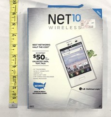 NET 10 WIRELESS LG OPTIMUS LOGIC ANDROID SMARTPHONE No Contract