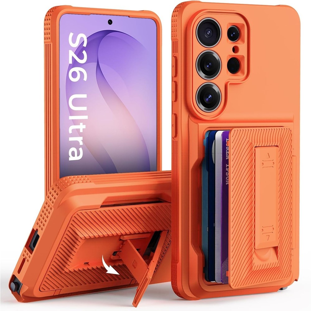 For Samsung Galaxy S26 Ultra Case Wallet Heavy Duty ArmorShockproof Rugged Cover