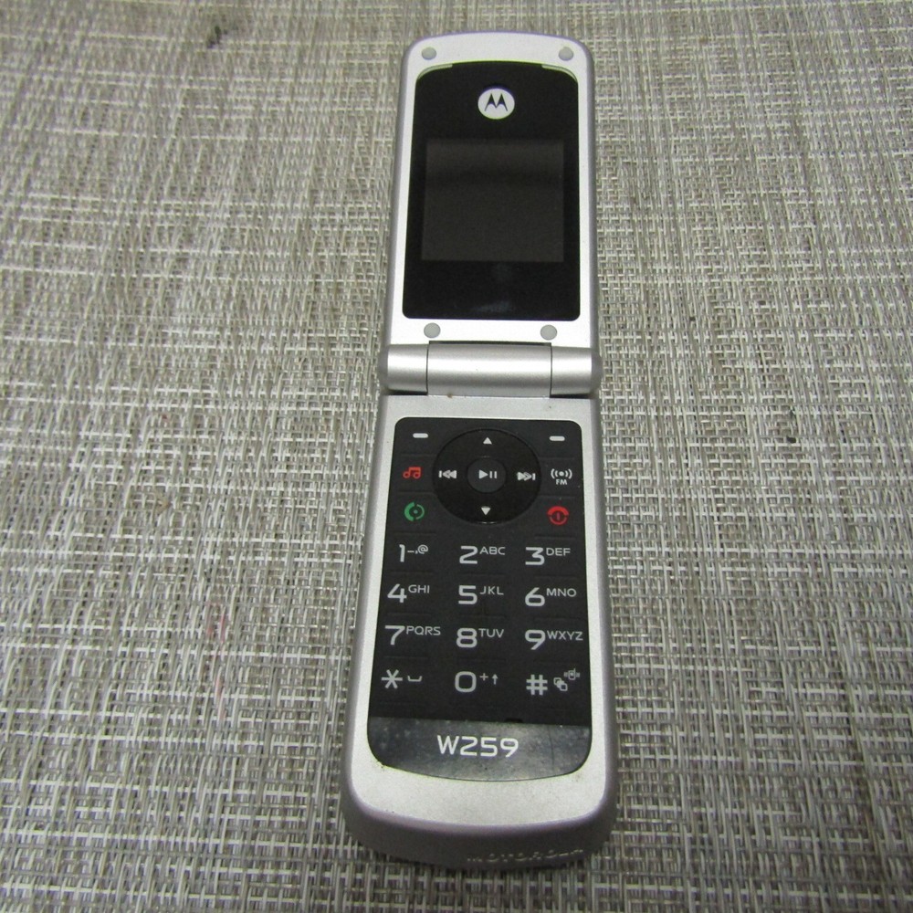 MOTOROLA W259 (UNKNOWN CARRIER) CLEAN ESN, UNTESTED, PLEASE READ!! 59181