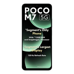 POCO M7 5G (Green, 128 GB 8 GB ) 4 Gen 2 5G Processor 6.88 inch Global Version.