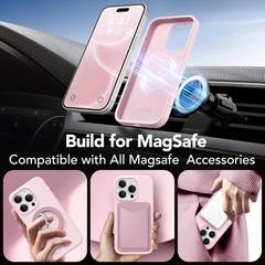 Magnetic for iPhone 15 Pro Max Case, Anti-Scratch Microfiber Lining & Screen Pro