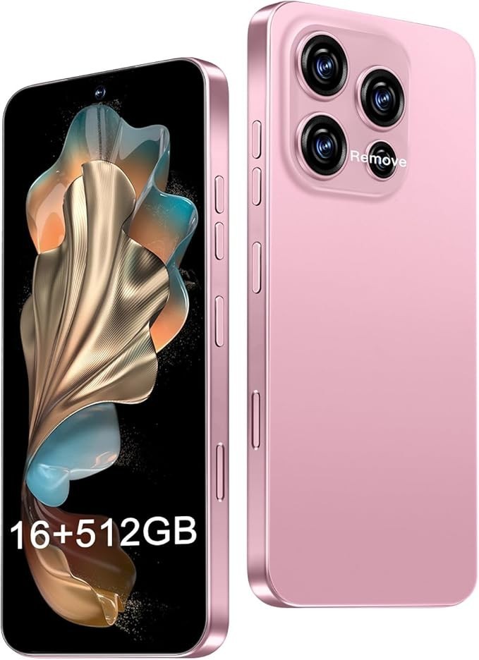 16PROMA X Unlocked Phone,8+256GB Smartphone, Android – Pink