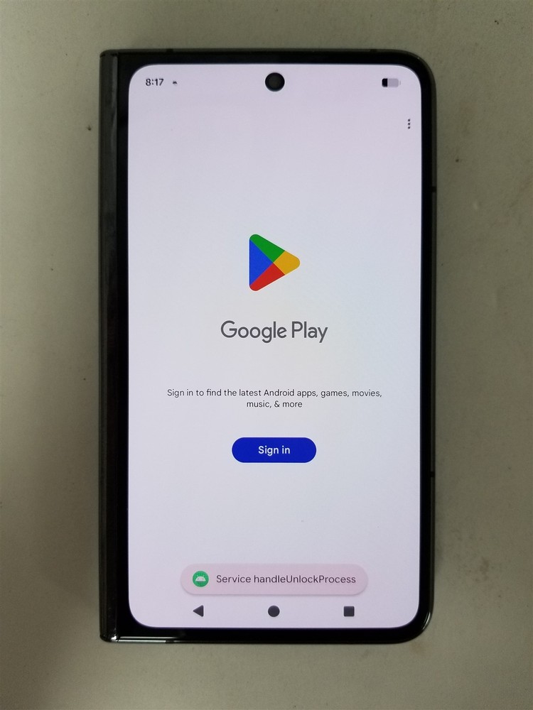 Google Pixel Fold 512GB Black G9FPL (Unlocked) Damaged zD2585