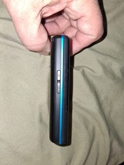 LG CF360 AT&T Slider Phone Blue Black Used Works