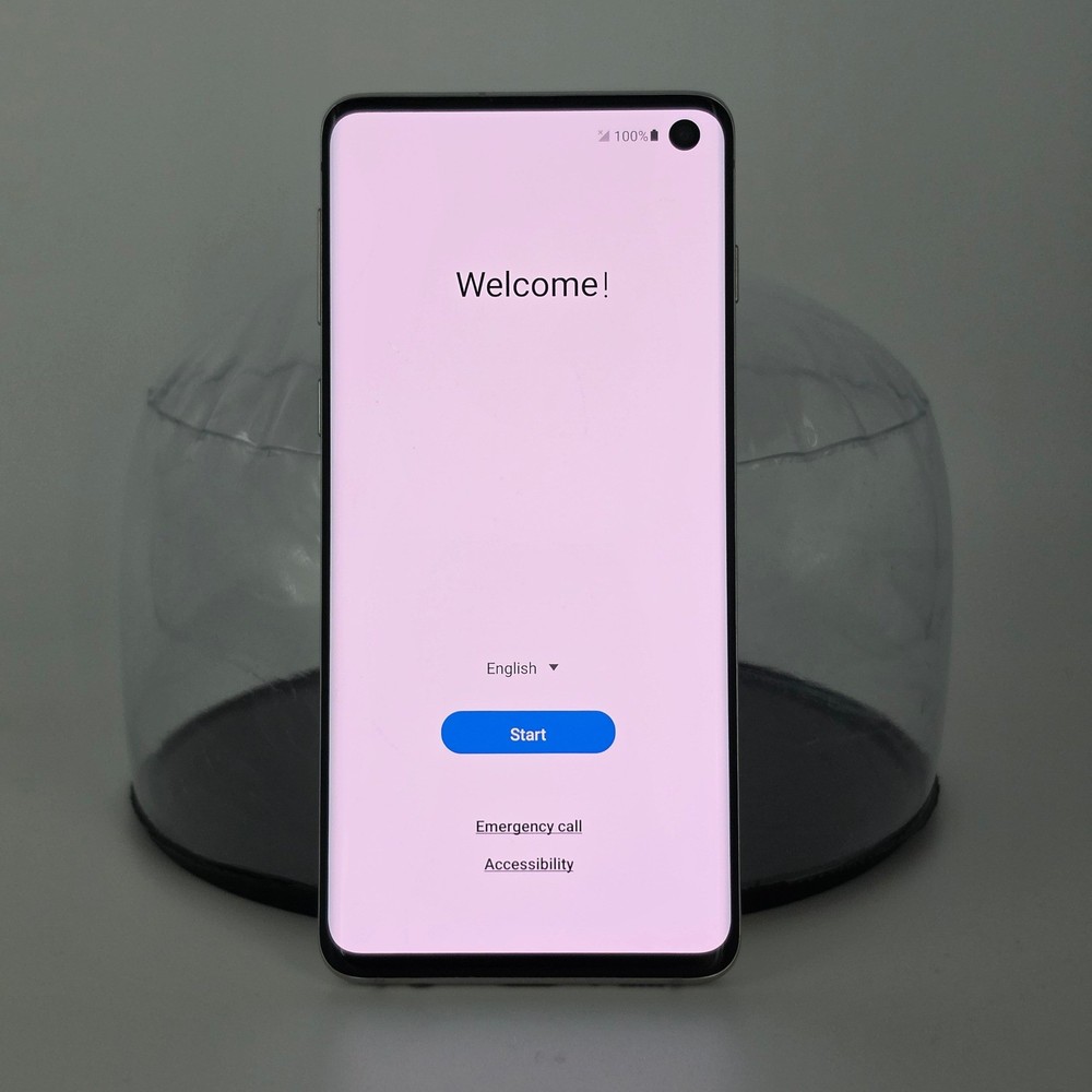 Samsung Galaxy S10 Smartphone 128gb Prism White Verizon SM-G973U READ