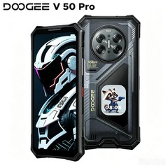 DOOGEE V50 PRO 5G Rugged Smartphone 52GB+512GB 200MP/Night VN 6.78&Prime; Dual Screen