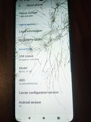 T-Mobile Revvl V+ 5G 64GB Nebula Black For parts